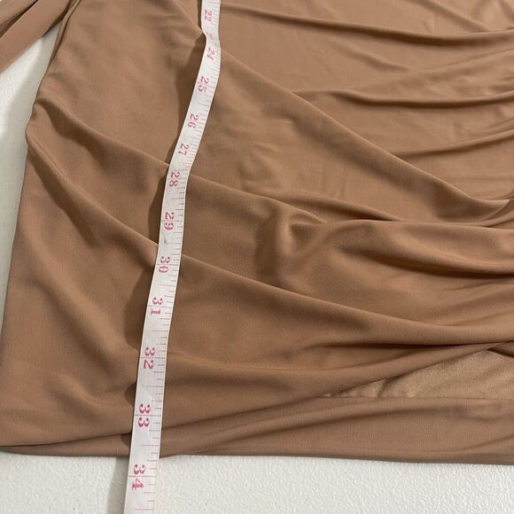 Lovers Friends Revolve Womens Dress Sz XLarge Tawny Brown Meredith Mini Bodycon - Picture 9 of 9